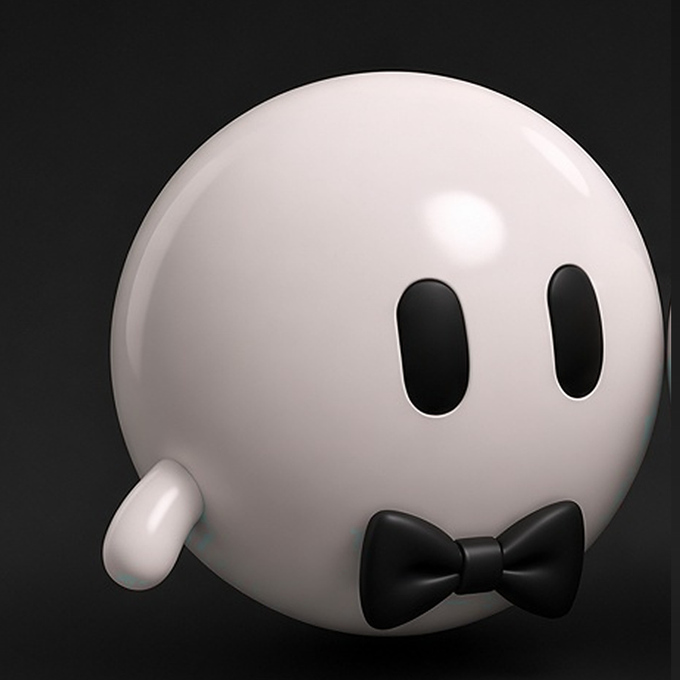 Sam, the Duobot with a black bow tie, square avatar